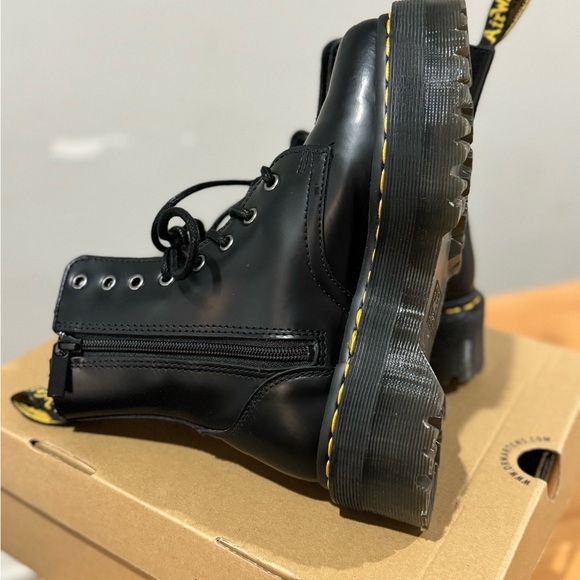 JADON BOOT SMOOTH LEATHER PLATFORMS - Picture 3 of 9